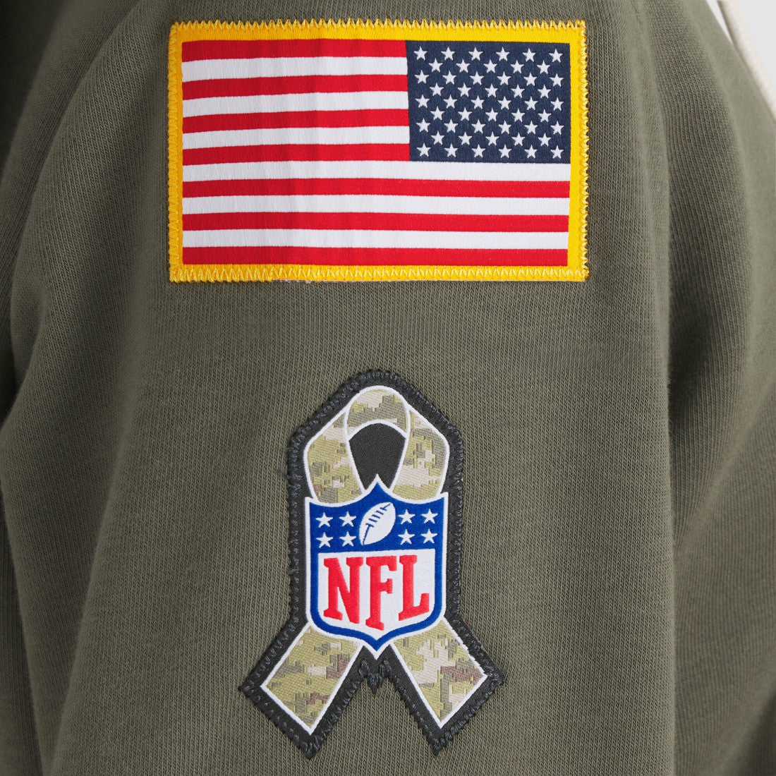 Nike Green Bay Packers Women's 2025 Salute to Service Sideline Standard Issue Dri-FIT Hoodie Olive