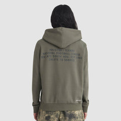 Nike Houston Texans Women's 2025 Salute to Service Sideline Standard Issue Dri-FIT Hoodie Olive
