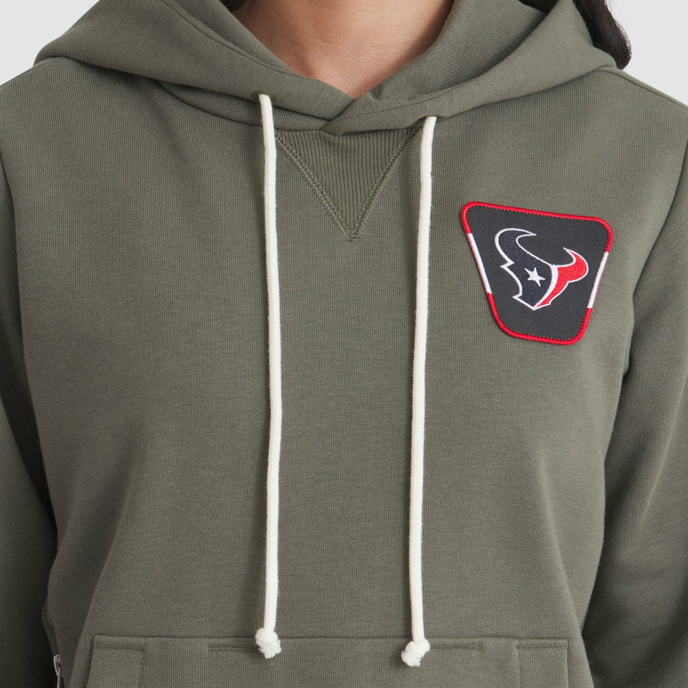 Nike Houston Texans Women's 2025 Salute to Service Sideline Standard Issue Dri-FIT Hoodie Olive