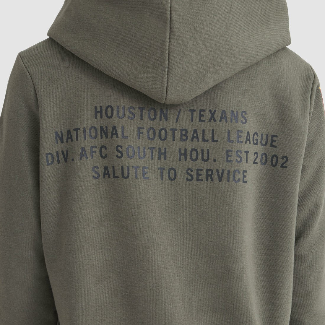 Nike Houston Texans Women's 2025 Salute to Service Sideline Standard Issue Dri-FIT Hoodie Olive