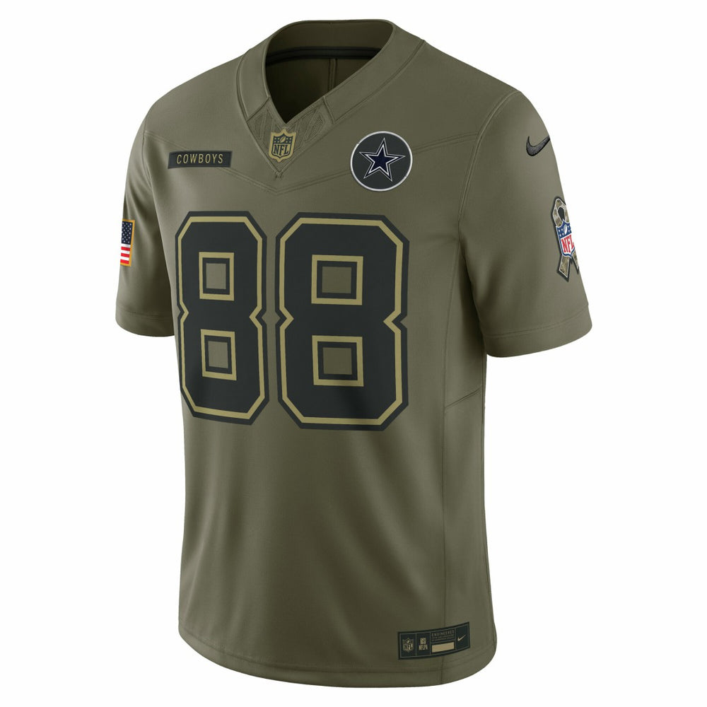 Nike CeeDee Lamb Dallas Cowboys 2025 Salute to Service Limited Jersey Olive