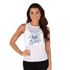 Buffalo Sabres Concepts Sport Women's Infuse Knit Tank Top - White - NHL 202754337