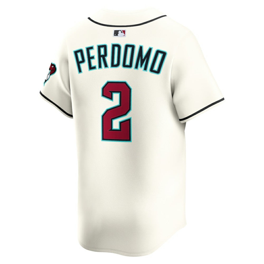 Geraldo Perdomo Arizona Diamondbacks Nike Home Limited Player Jersey - Cream - Nike Discount
