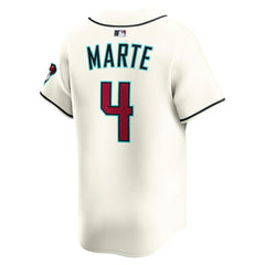 Ketel Marte Arizona Diamondbacks Nike Home Limited Player Jersey - Cream - Nike Lifestyle
