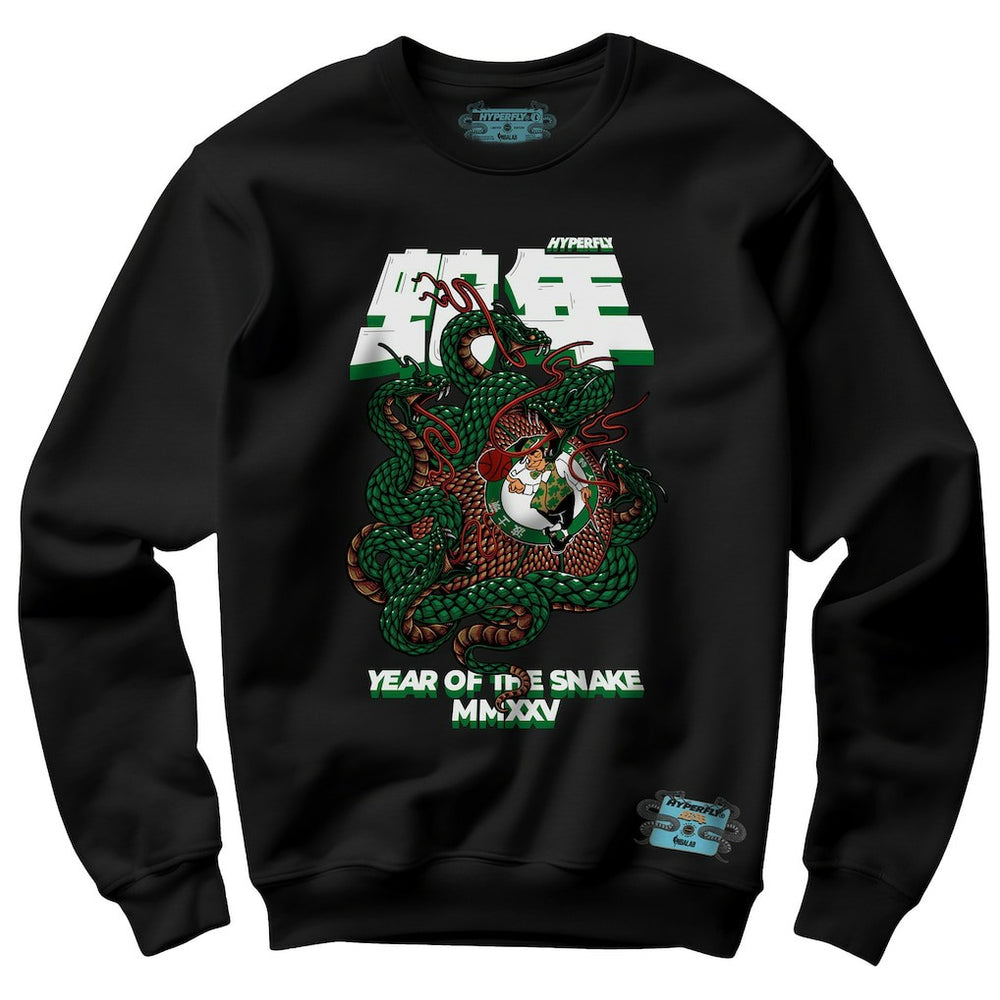 Boston Celtics NBALab x Hyperfly Unisex Year of the Snake Lunar New Year Collection Sweatshirt Black