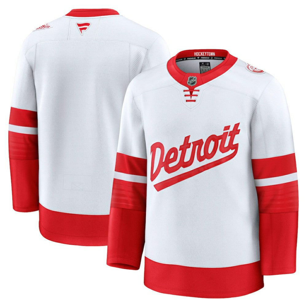 Detroit Red Wings Fanatics 2025 NHL Stadium Series Premium Jersey - White - NHL 202756530