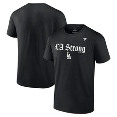 Los Angeles Dodgers Fanatics Unisex LA Strong T-Shirt - Black - Fanatics Sale