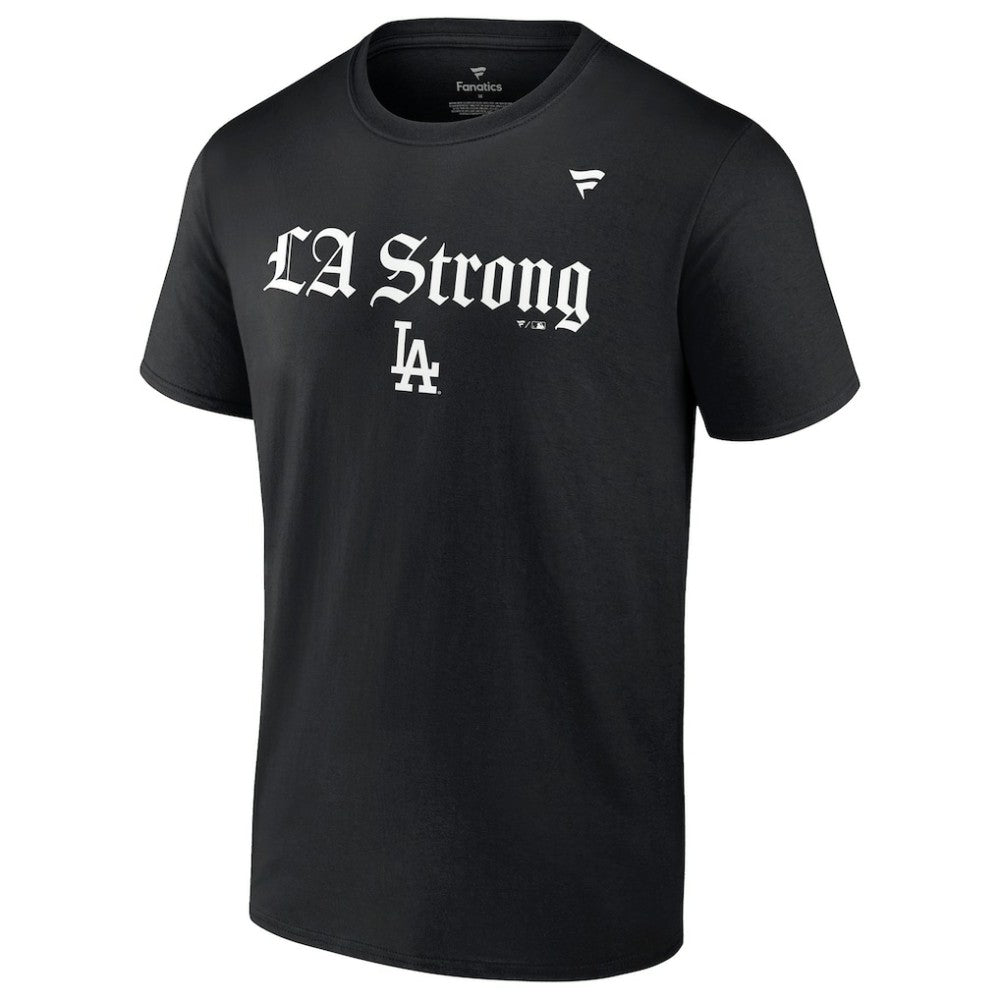 Los Angeles Dodgers Fanatics Unisex LA Strong T-Shirt - Black - Fanatics Sale