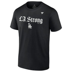 Los Angeles Dodgers Fanatics Unisex LA Strong T-Shirt - Black - Fanatics Sale