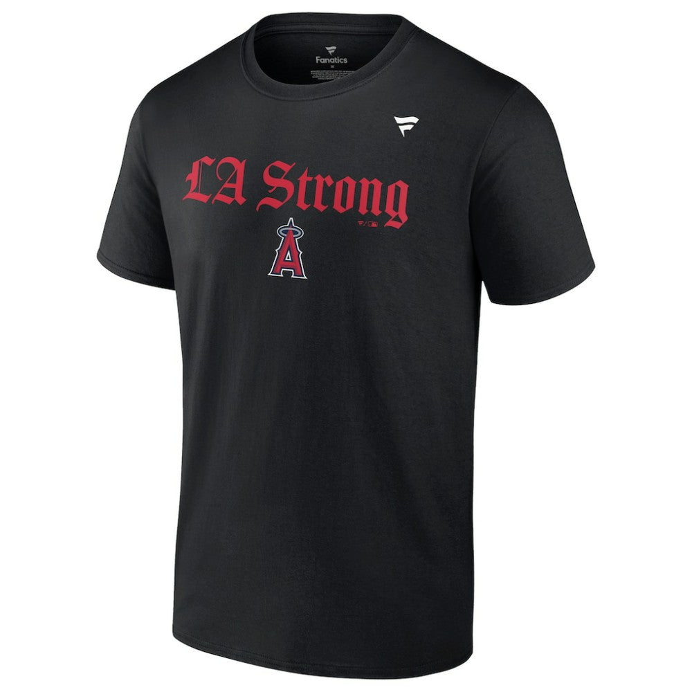 Los Angeles Angels Fanatics Unisex LA Strong T-Shirt - Black - Fanatics Online