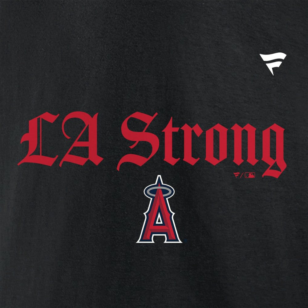 Los Angeles Angels Fanatics Unisex LA Strong T-Shirt - Black - Fanatics Online