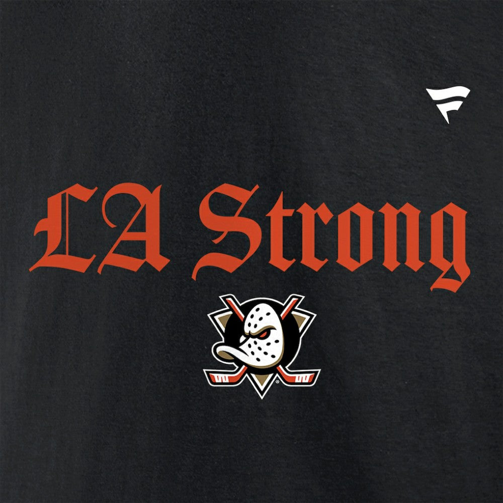 Anaheim Ducks Fanatics Unisex LA Strong T-Shirt - Black - NHL 202756572