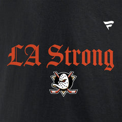 Anaheim Ducks Fanatics Unisex LA Strong T-Shirt - Black - NHL 202756572