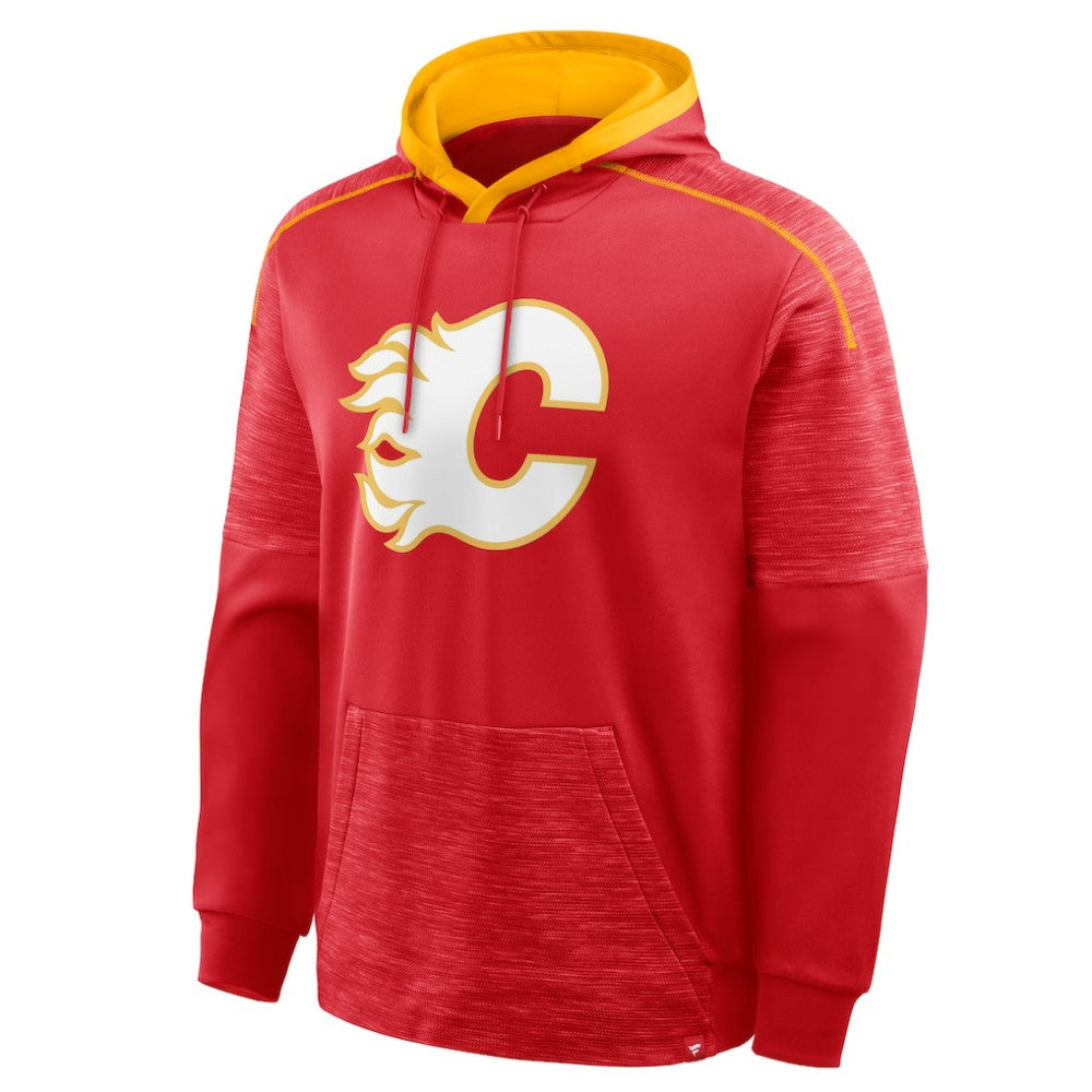 Calgary Flames Fanatics Goaltender Defender Pullover Hoodie - Red - NHL 202756668