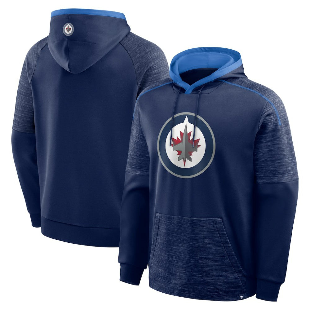 Winnipeg Jets Fanatics Goaltender Defender Pullover Hoodie - Navy - NHL 202756669