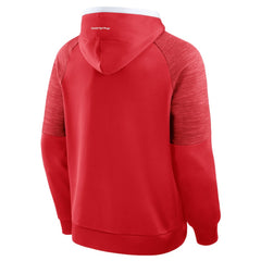 Detroit Red Wings Fanatics Goaltender Defender Pullover Hoodie - Red - NHL 202756675
