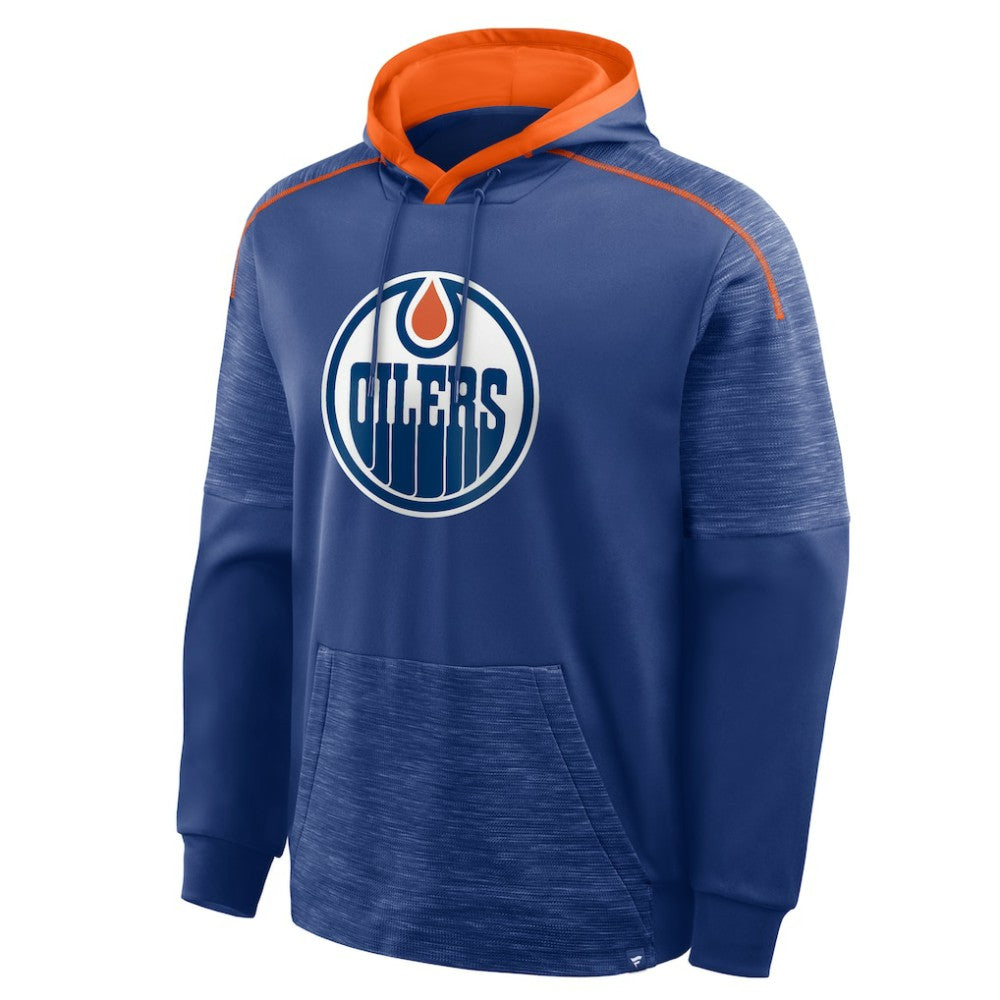 Edmonton Oilers Fanatics Goaltender Defender Pullover Hoodie - Royal - NHL 202756676