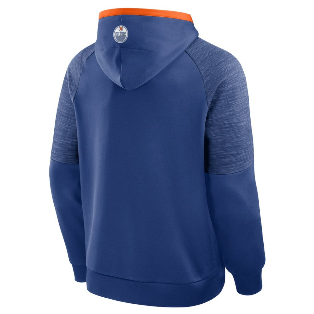 Edmonton Oilers Fanatics Goaltender Defender Pullover Hoodie - Royal - NHL 202756676