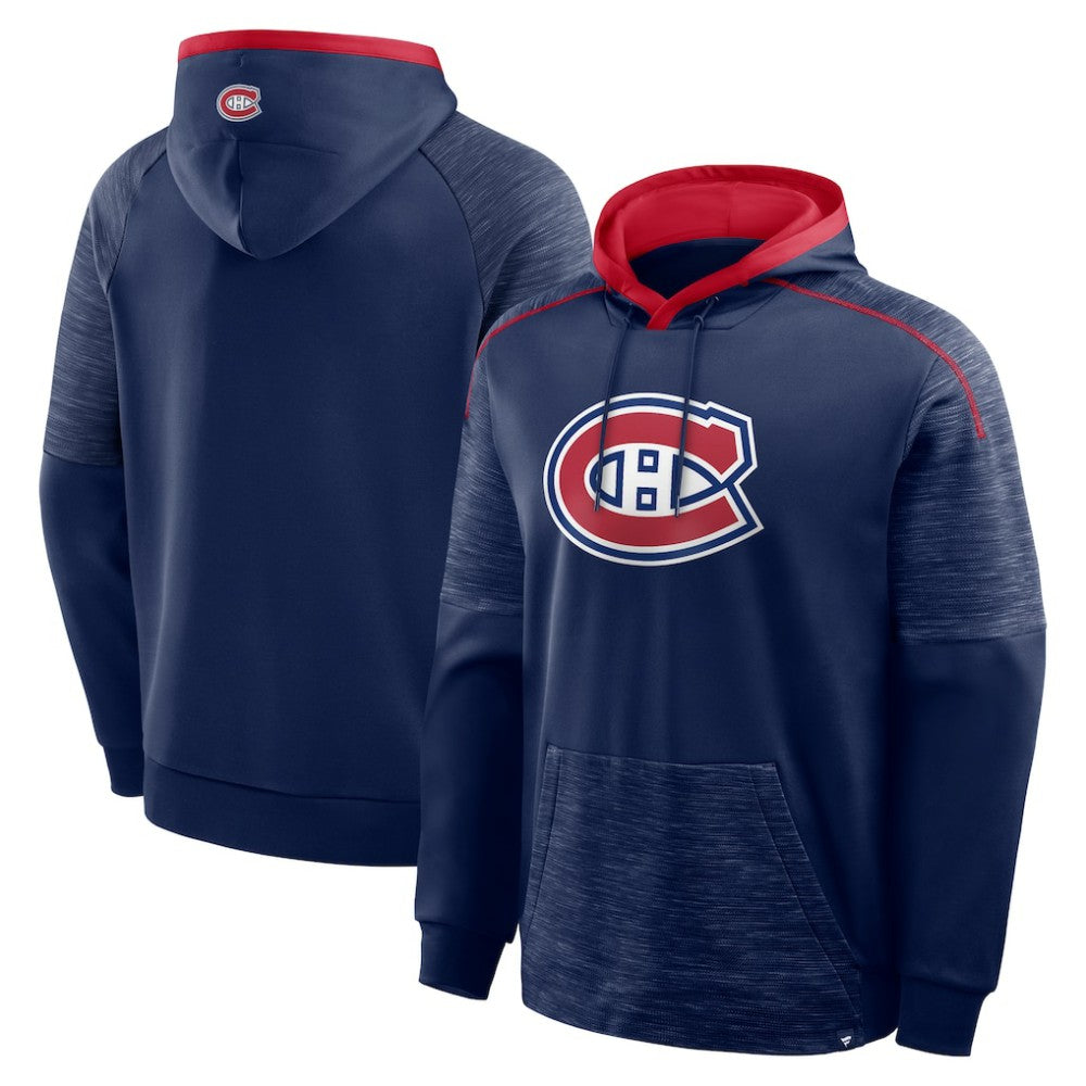 Montreal Canadiens Fanatics Goaltender Defender Pullover Hoodie - Navy - NHL 202756680
