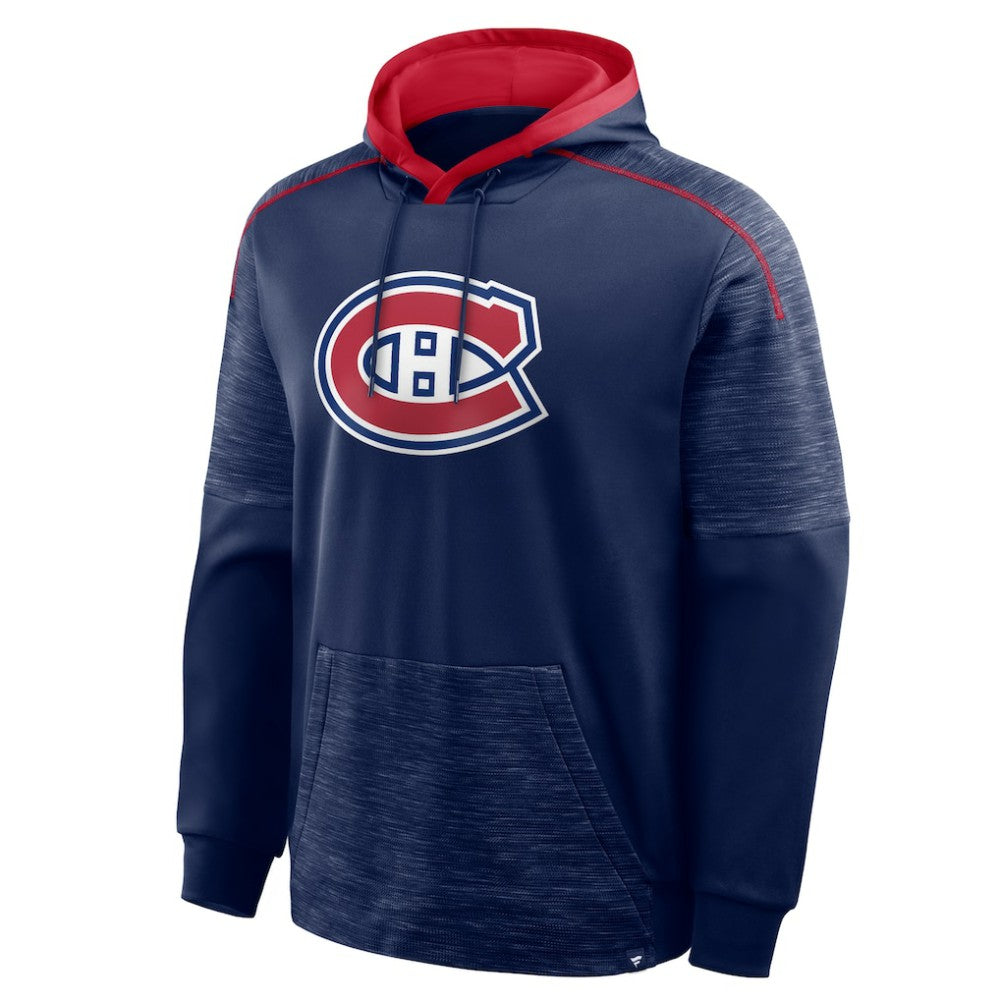Montreal Canadiens Fanatics Goaltender Defender Pullover Hoodie - Navy - NHL 202756680