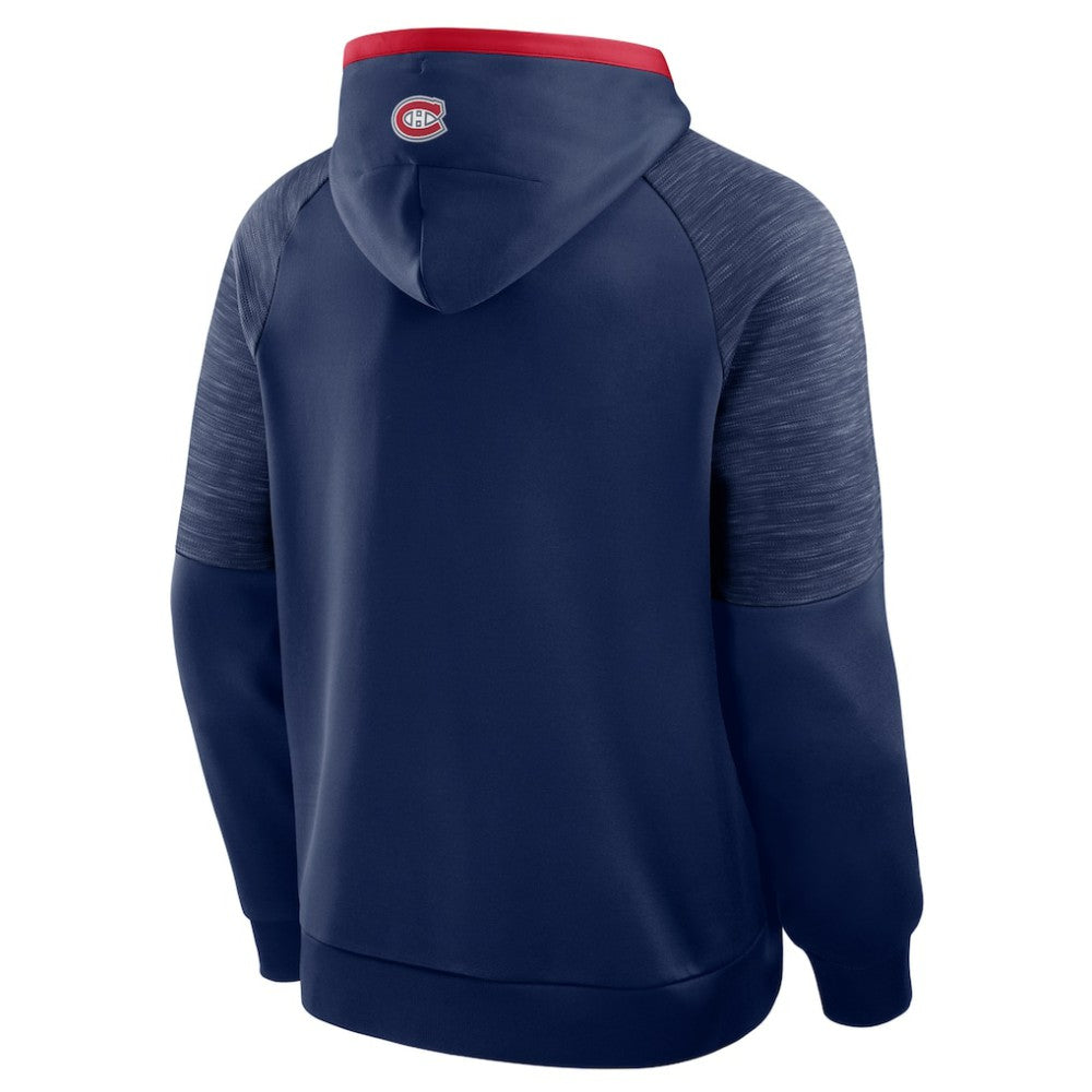 Montreal Canadiens Fanatics Goaltender Defender Pullover Hoodie - Navy - NHL 202756680