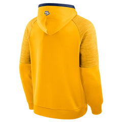 Nashville Predators Fanatics Goaltender Defender Pullover Hoodie - Gold - NHL 202756681
