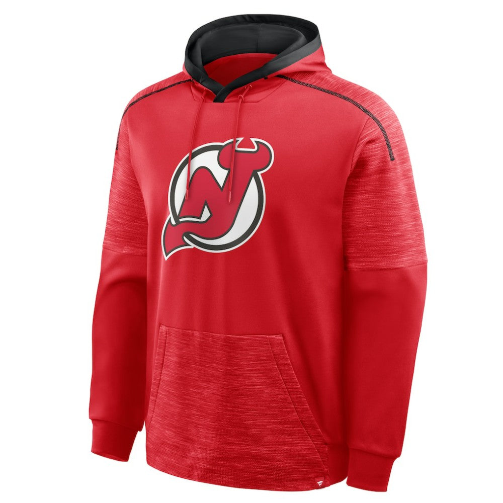 New Jersey Devils Fanatics Goaltender Defender Pullover Hoodie - Red - NHL 202756682