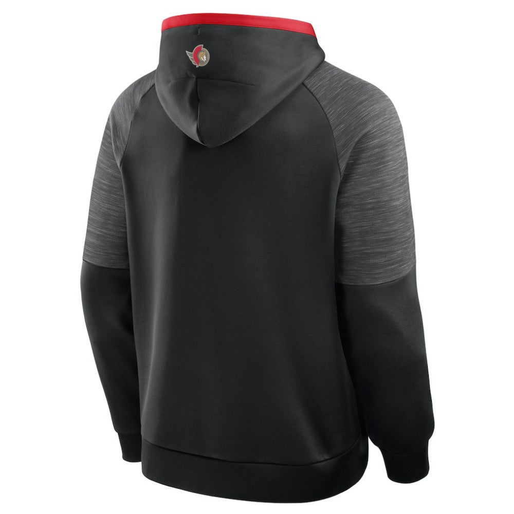 Ottawa Senators Fanatics Goaltender Defender Pullover Hoodie - Black - NHL 202756685