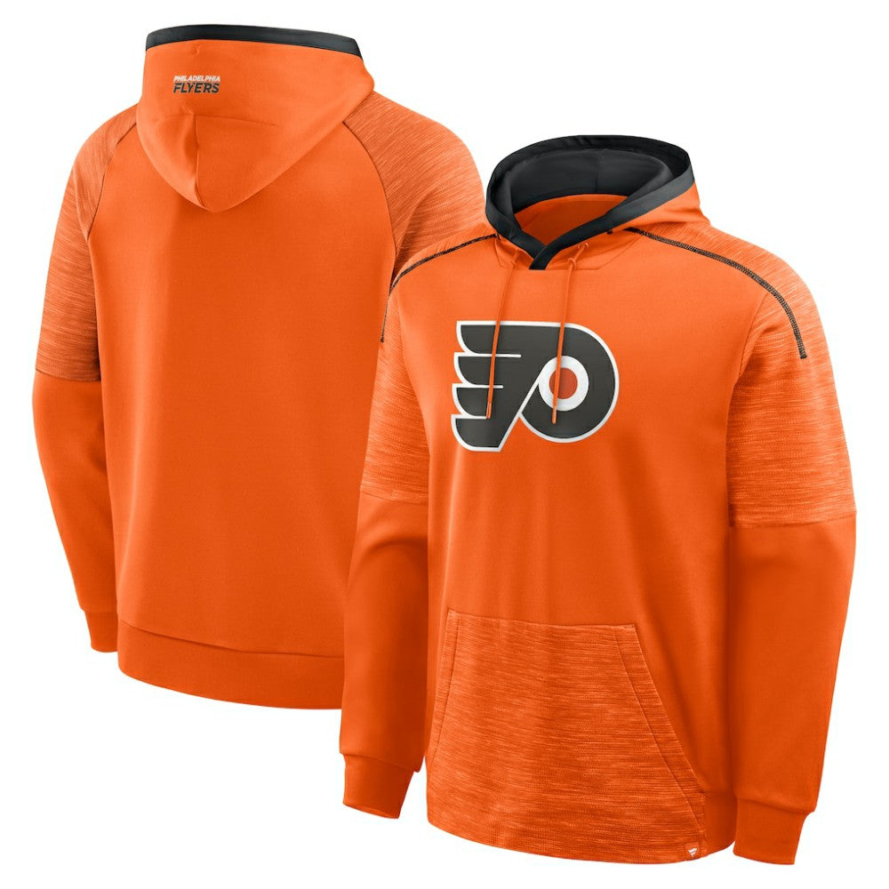 Philadelphia Flyers Fanatics Goaltender Defender Pullover Hoodie - Orange - NHL 202756686