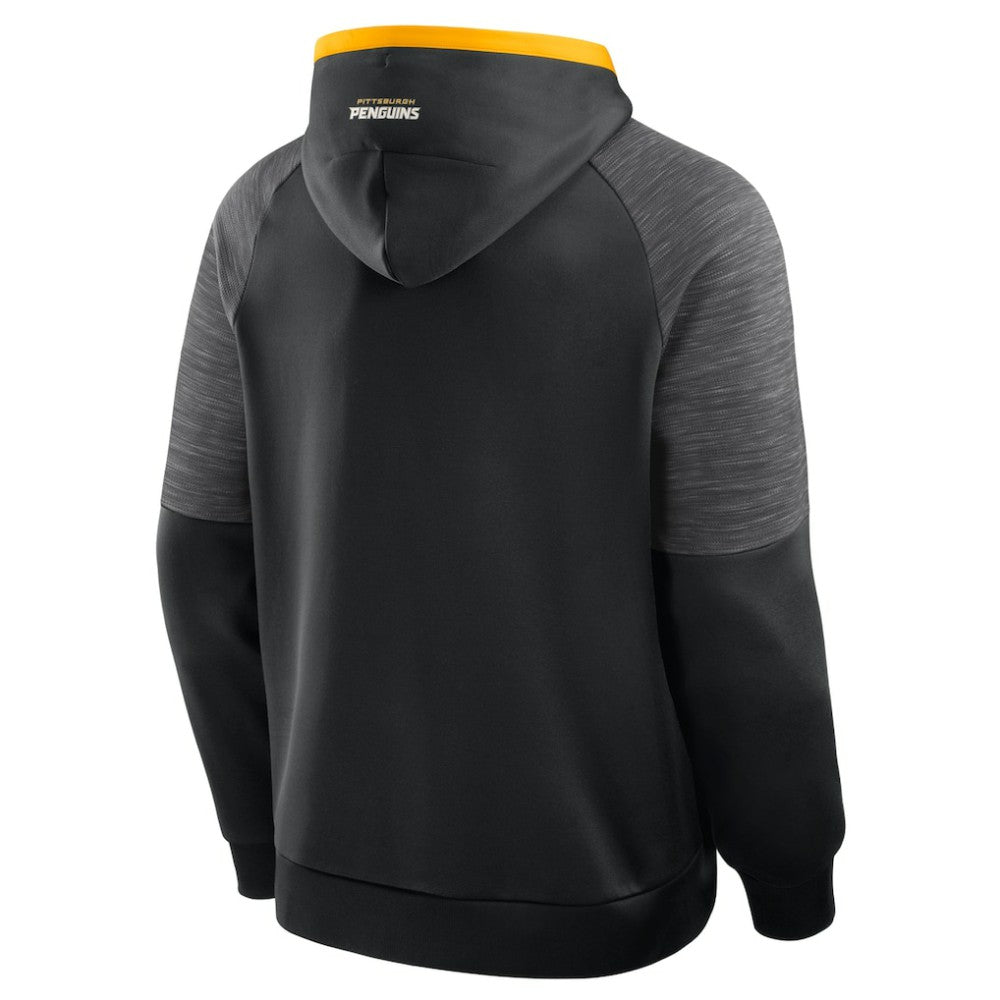 Pittsburgh Penguins Fanatics Goaltender Defender Pullover Hoodie - Black - NHL 202756687