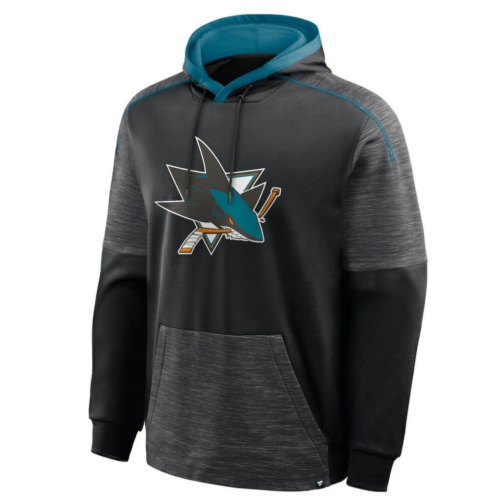 San Jose Sharks Fanatics Goaltender Defender Pullover Hoodie - Black - NHL 202756688