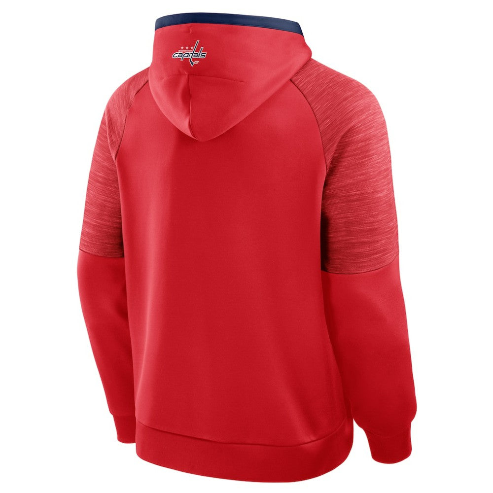 Washington Capitals Fanatics Goaltender Defender Pullover Hoodie - Red - NHL 202756693