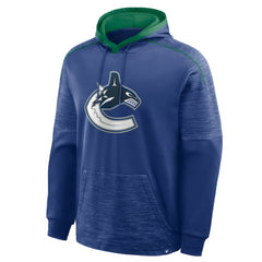 Vancouver Canucks Fanatics Goaltender Defender Pullover Hoodie - Blue - NHL 202756696