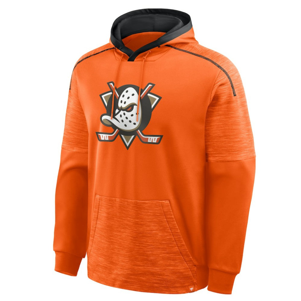 Anaheim Ducks Fanatics Goaltender Defender Pullover Hoodie - Orange - NHL 202756697