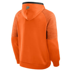 Anaheim Ducks Fanatics Goaltender Defender Pullover Hoodie - Orange - NHL 202756697