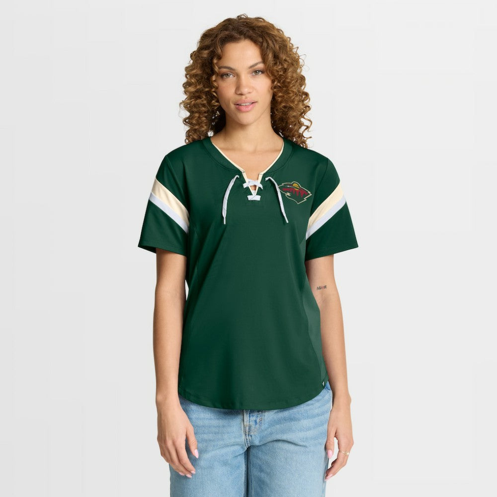 Minnesota Wild Fanatics Women's Offside Athena T-Shirt - Green - NHL 202756702
