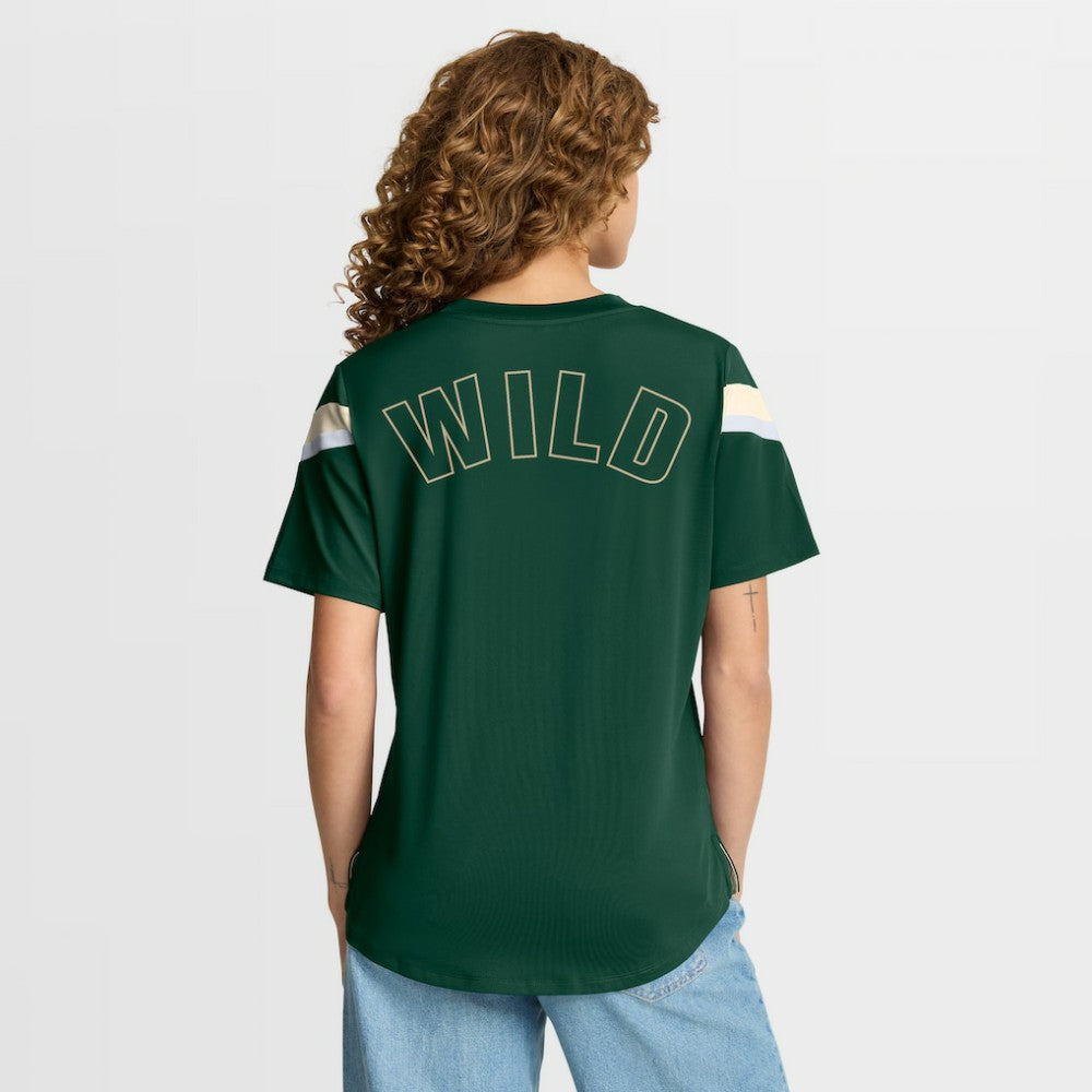 Minnesota Wild Fanatics Women's Offside Athena T-Shirt - Green - NHL 202756702