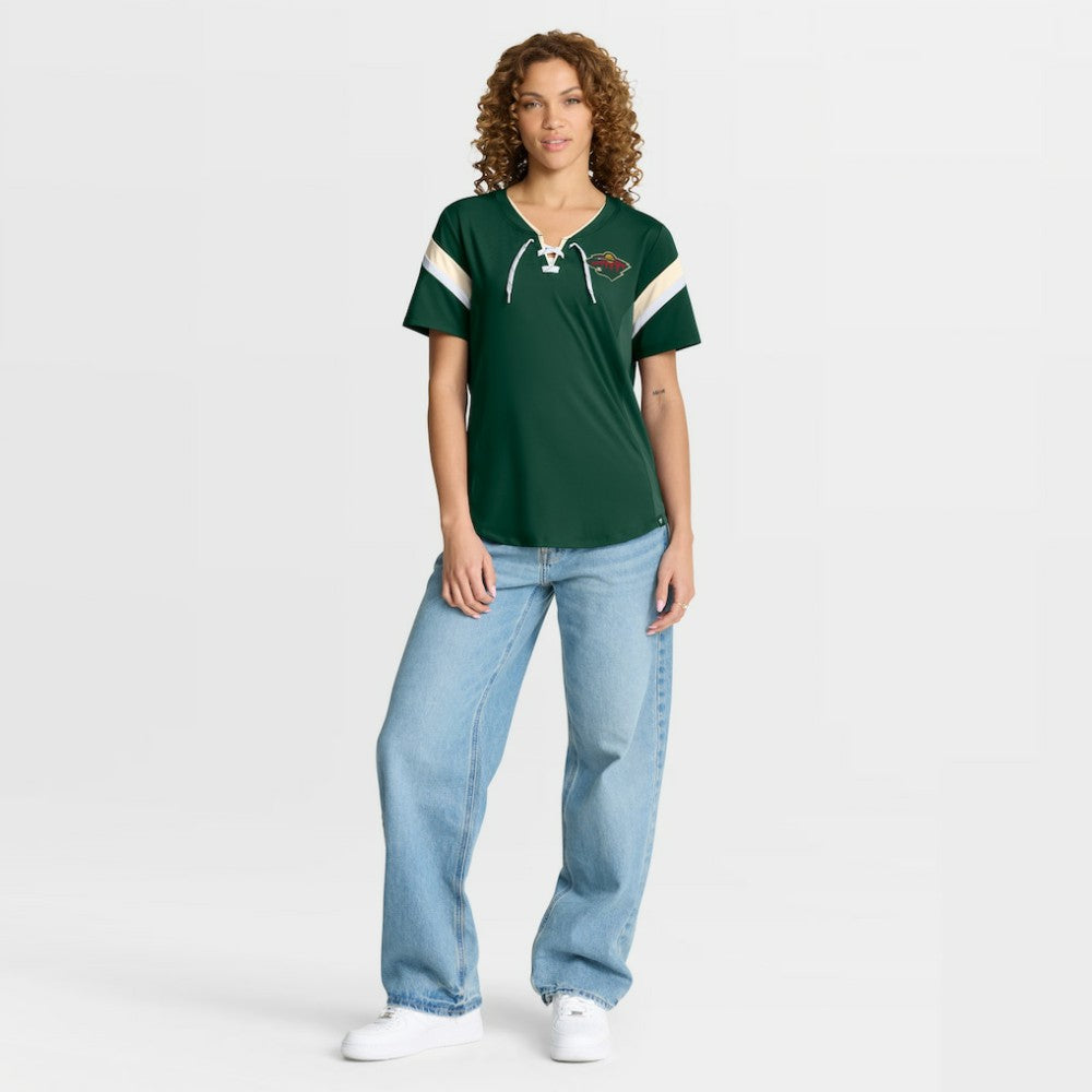 Minnesota Wild Fanatics Women's Offside Athena T-Shirt - Green - NHL 202756702