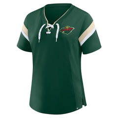 Minnesota Wild Fanatics Women's Offside Athena T-Shirt - Green - NHL 202756702