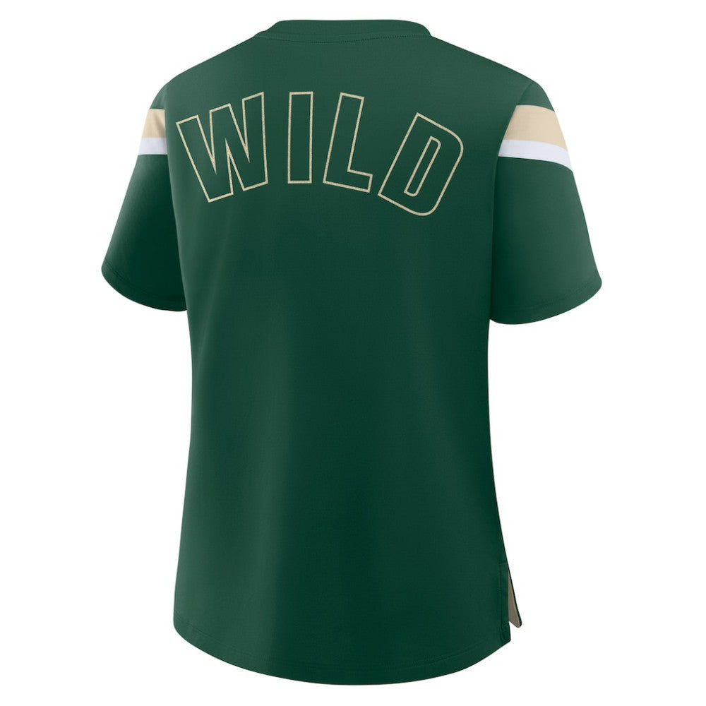 Minnesota Wild Fanatics Women's Offside Athena T-Shirt - Green - NHL 202756702