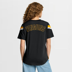 Pittsburgh Penguins Fanatics Women's Offside Athena T-Shirt - Black - NHL 202756706