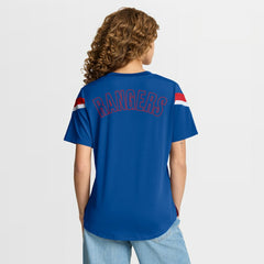 New York Rangers Fanatics Women's Offside Athena T-Shirt - Blue - NHL 202756708