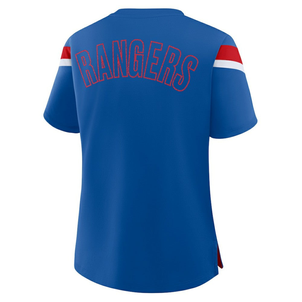 New York Rangers Fanatics Women's Offside Athena T-Shirt - Blue - NHL 202756708