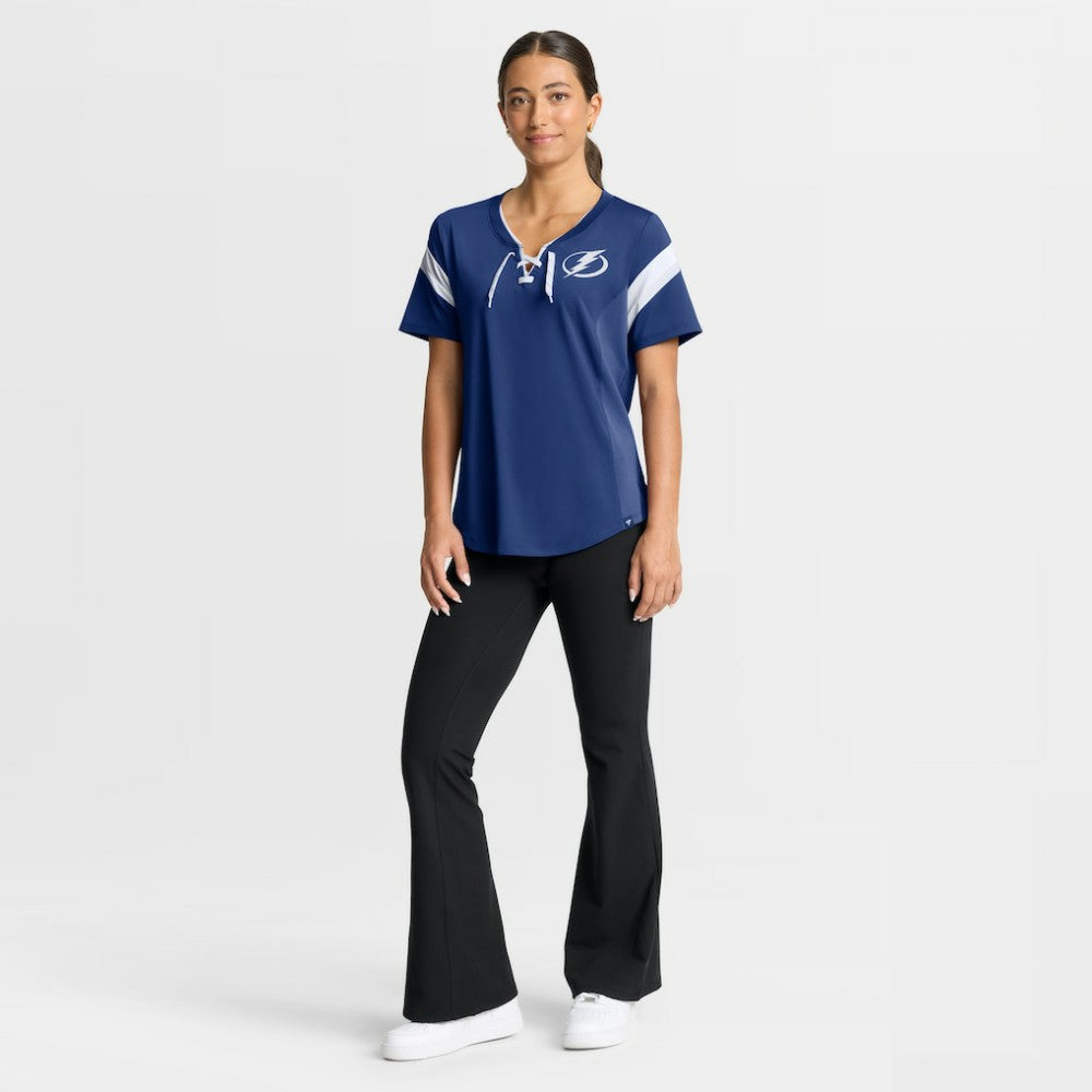 Tampa Bay Lightning Fanatics Women's Offside Athena T-Shirt - Blue - NHL 202756720