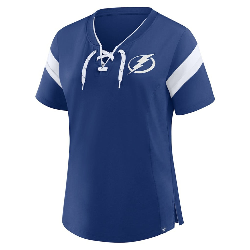 Tampa Bay Lightning Fanatics Women's Offside Athena T-Shirt - Blue - NHL 202756720