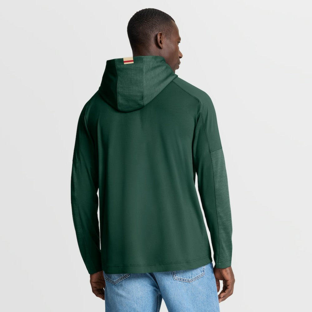 Minnesota Wild Fanatics Penalty Shot Long Sleeve Hoodie T-Shirt - Green - NHL 202756724