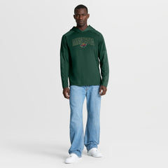Minnesota Wild Fanatics Penalty Shot Long Sleeve Hoodie T-Shirt - Green - NHL 202756724