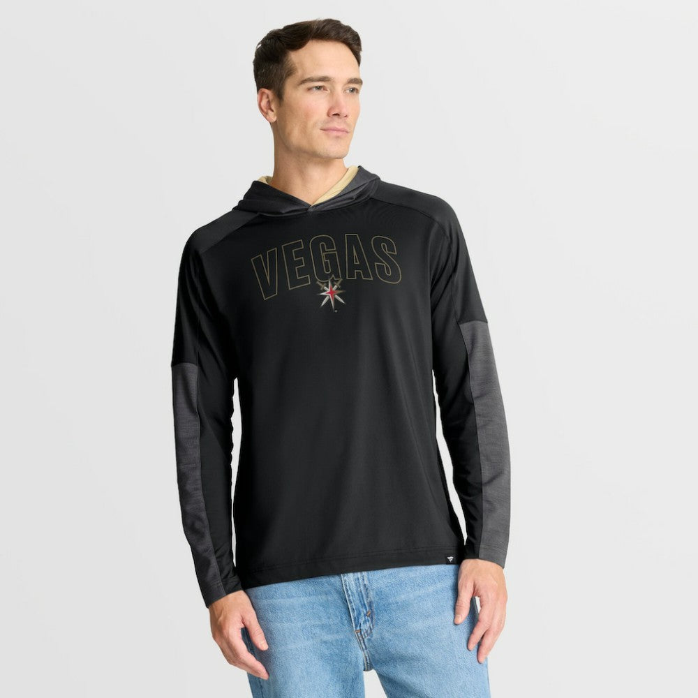 Vegas Golden Knights Fanatics Penalty Shot Long Sleeve Hoodie T-Shirt - Black - NHL 202756740