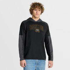 Boston Bruins Fanatics Penalty Shot Long Sleeve Hoodie T-Shirt - Black - NHL 202756742