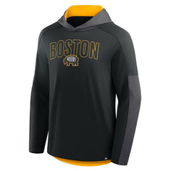 Boston Bruins Fanatics Penalty Shot Long Sleeve Hoodie T-Shirt - Black - NHL 202756742